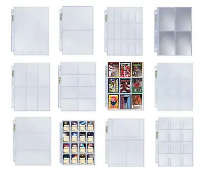 (25-Pack) Ultra Pro Pocket Binder Pages For 3 Ring Albums Cards Gaming Photos • $12.99