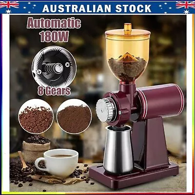 Electric Coffee Grinder Stainless Steel Automatic Burr Mill Espresso Bean Grind • $67.99