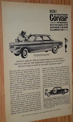 $9.99 • Buy ★1960 Chevy Corvair 700 Original Vintage Advertisement Print Ad 60