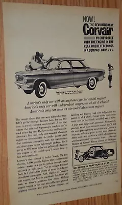 $9.99 • Buy ★1960 Chevy Corvair 700 Original Vintage Advertisement Print Ad 60