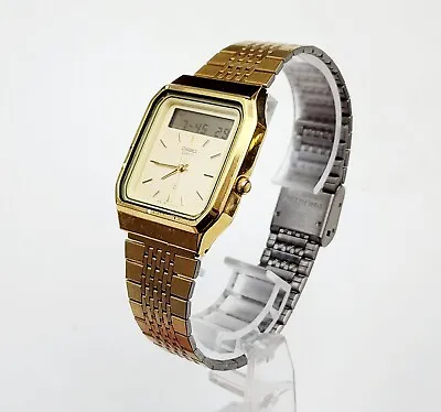 Men JAPAN Vintage 1985 TOUCH SCREEN Calculator-Watch CASIO  Janus  (320) AT-552G • $519.99