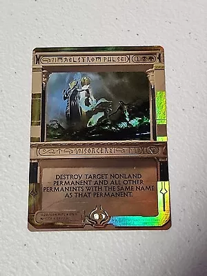 MTG Masterpiece Series Amonkhet Invocations MAELSTROM PULSE Foil LP • $21.88