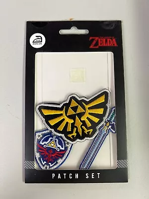 Bioworld Legend Of Zelda Nintendo Video Game Iron-on 3 Patch Set New • $7.49