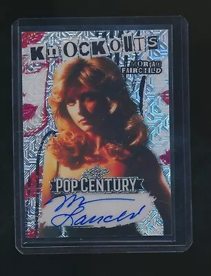 Morgan Fairchild 2023 Leaf Pop Century Knockouts Auto Parallel 12/15 #k-mf1 • $10