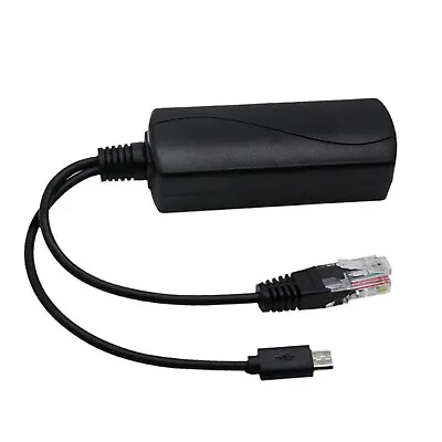 Micro USB 48V To 5V POE Splitter Power Over Ethernet 48V To 5V 2A Adapter Cable • $6.51