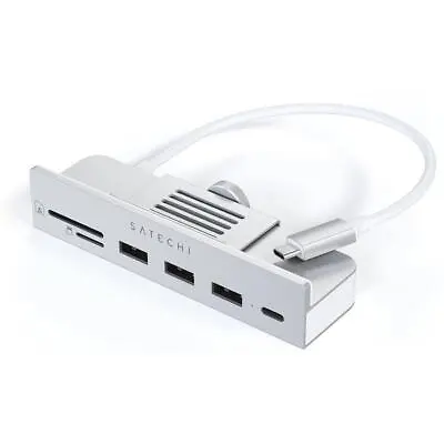 Satechi USB Type-C Clamp Hub For 24  IMac Silver #ST-UCICHS • $54.99