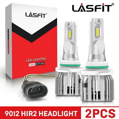 LASFIT 9012 HIR2 LED Headlight Bulb High Low Beam 50W 5000LM 6000K LCplus Series • $34.99