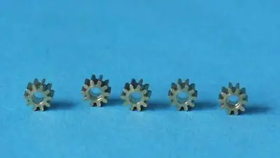 £6.99 • Buy HORNBY BRASS 5 POLE RINGFIELD MOTOR SPUR GEAR X5 10 TOOTH GEARS X9061 SPARES