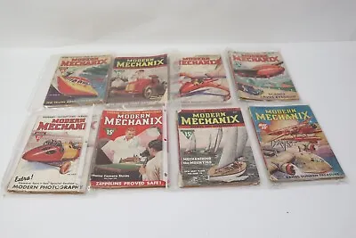 Lot Of 8 Vintage Modern Mechanics /Mechanix Illustrated 1930s • $29.95