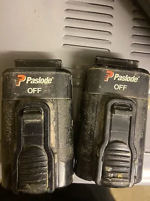 2xPaslode  7.2V 2.1Ah Lithium Batteries SpARES And REpairS • £20