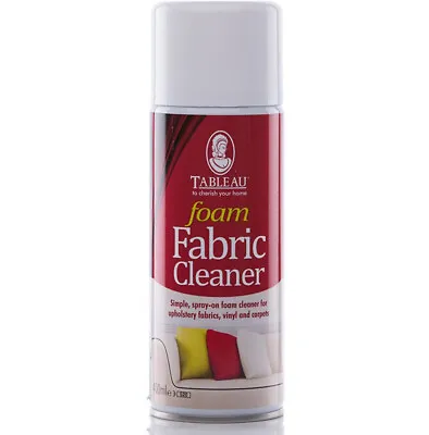 Tableau Foam Fabric Cleaner 400ml Fast Acting Spray Carpet Upholstery Cleaner • £10.25