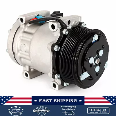 AC A/C Air Compressor W/Clutch Fit Dodge Ram 1994-2005 3500/2500 L6 5.9L Diesel • $103.55