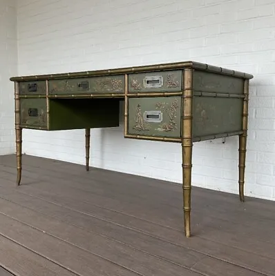 1960s Vintage Chinoiserie Desk From Drexel Heritage Mid Century • $5755