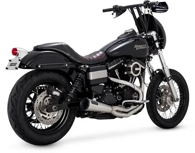 Vance & Hines 27625 Stainless 2-into-1 Upsweet Exhaust For Harley FXD 91-17 • $1137.17