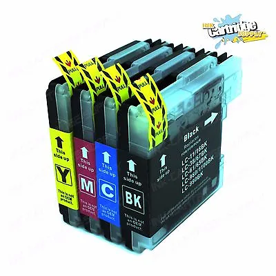 4 Pack New LC65 XL Ink For Brother MFC-5890CN MFC-5895CW MFC-6490CW MFC-6890CDW • $6.99