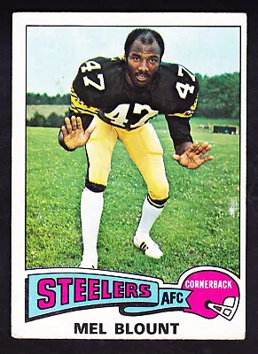 1975 Topps #12 Mel Blount Steelers Rookie • $17