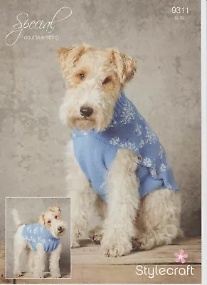 £2.99 • Buy NEW CLEARANCE Dog Coat Stylecraft D/k KNITTING PATTERN  Small  Med   Lge   X Lge