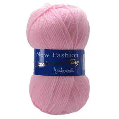 WOOLCRAFT 100g NEW FASHION DK Knitting Yarn Ball Wool Double Knit - 74 Shades UK • £2.95