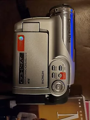 Hitachi DZ-HS300A DVD Hybrid Camcorder W/ Original Box Video Transfer Tested  • $119