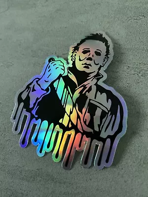 Michael Myers Halloween Decal Sticker 3” Waterproof Holographic Vinyl • $5