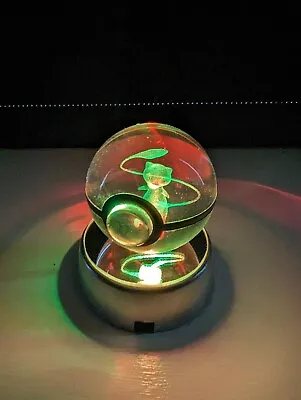 £12 • Buy Glass Mew Pokeball Ornament