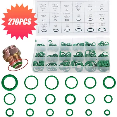 270Pcs Metric Rubber O-Ring Washer Assortment Kit Gasket Automotive Seal Box USA • $7.99
