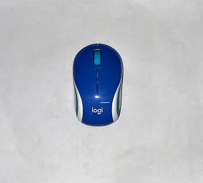 Wireless Mini Mouse M187 Pocket Sized Portable Mouse For Laptops/PC - Blue • $10.95