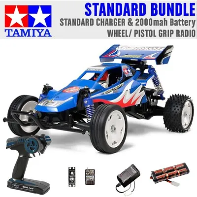 TAMIYA RC 58416 Rising Fighter Buggy 1:10 Standard Wheel Radio Bundle • £134.95