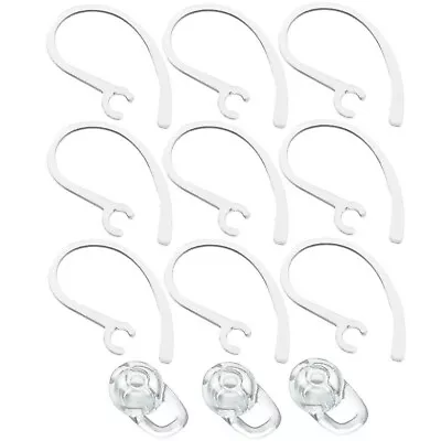 Universal 9 Piece Small Earhooks W/3 Pack Replacement Earbuds Ear Gels Tips • $7.70