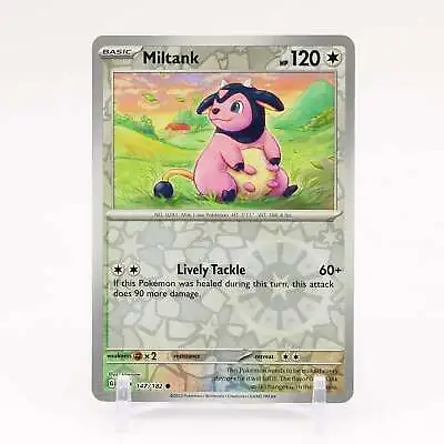 Miltank - 147/182 Paradox Rift Reverse Holo Pokemon - NM/MINT • $1.10