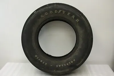 VINTAGE Original 24  GOODYEAR POLYGLAS Rubber E70-14 TIRES RAISED WHITE LETTERS • $139.99