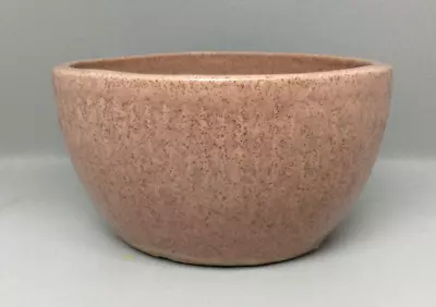 $30 • Buy RARE PINK Zanesville Stoneware Company ZSC Speckled Ribbed Bowl Vase ~ 4405