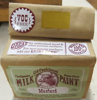 Old-Fashioned Milk Paint Co. Mustard Yellow Pint • $15.25