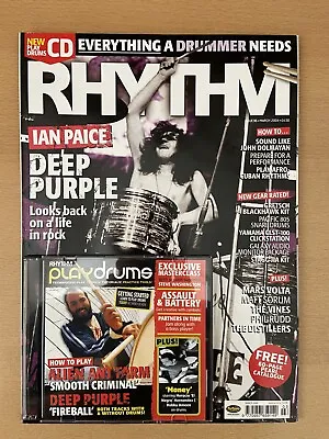 £8.99 • Buy RHYTHM MAGAZINE March 2004 + CD 05, Iain Paice Deep Purple, Drums