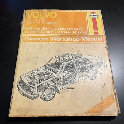 Volvo 240 Series 1974 Thru 1977 Haynes Repair Owners Workshop Manual • $12.60