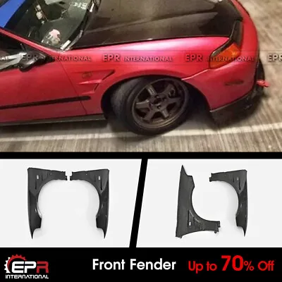 Carbon Glossy Ven Style For 92-95 Honda EG Civic Front Fender Mudguards Kit • $838