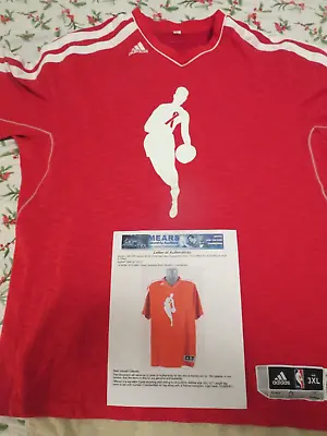 Russell Westbrook Game Used 2012 Nba Cares Shotting Shirt Mears Loa.steiner Holo • $399