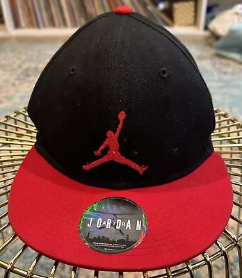 Nike Air Jordan True Snapback Hat Embroidered Jumpman Logo Cap With Sticker RARE • $22.99