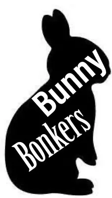 Bunny Rabbit Lover Gift Hutch Funny Pet Stickers Accessory Decal Many Colours Av • £2.99