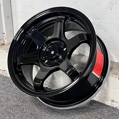 15  Grid Style Wheels Rims Gloss Black Fits 93-02 Toyota Corolla Mazda Miata • $469