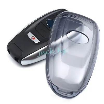 Black Transparent Car Key Fob Case Cover For Subaru Forester Crosstrek Impreza • $9.02