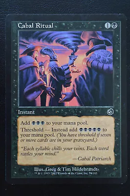 Magic The Gathering MTG CABAL RITUAL FRENCH Torment LP Lightly Played • $9.18