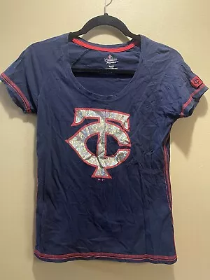 Women's Small T-shirt. Baseball  Majestic Fan Fashion Sport MN Twins • $9.99