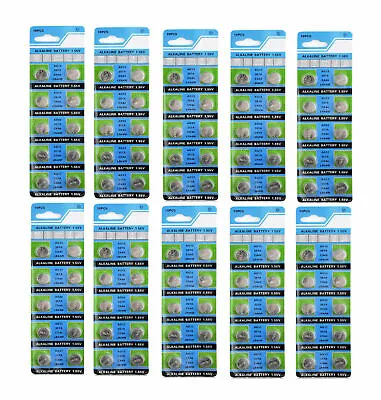 40 X Ag13 Lr44 Sr44 L1154 357 A76 Quality Alkaline Button /coin Cells Batteries • £3.95