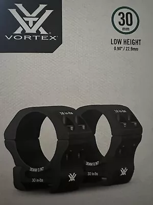 VORTEX OPTICS Pro Series 30MM Riflescope Rings  - Low Height - PR30-L • $69.99