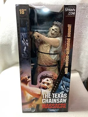 McFarlane Movie Maniacs Series 4 Leatherface 18” Texas Chainsaw Massacre Figure • $499.99