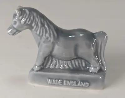 Red Rose Tea Wade Whimsies Gray Pony Horse Figurine Pet Shop Series England • $4.83