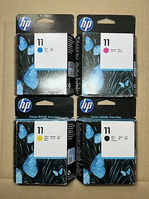 HP 11 Printhead Set C4810A C4811A C4812A C4813A Genuine 2021-2023 • $349.99