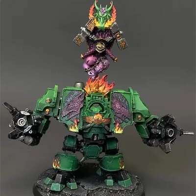 Salamanders Venerable Dreadnought Warhammer 40K Space Marines Presale Painted • $391.24