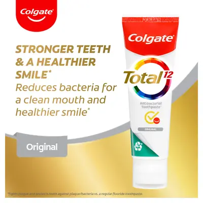 1 X Colgate Total Toothpaste Original 40g - Free Postage • $4.49
